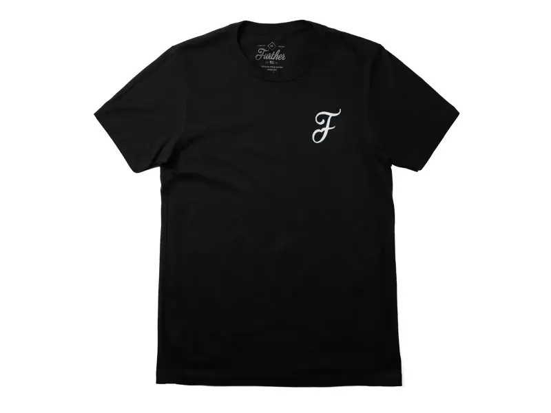 Further Brand "Casual F" T-Shirt - Black