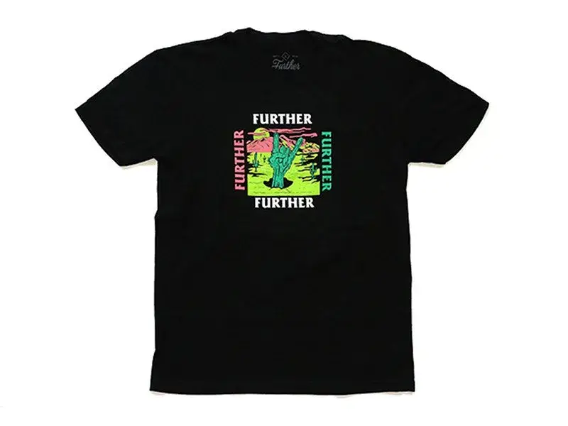 Further Brand "Desert Rock Hand" T-Shirt - Black