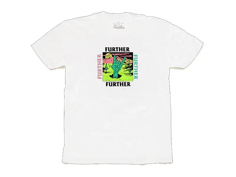 Further Brand "Desert Rock Hand" T-Shirt - White