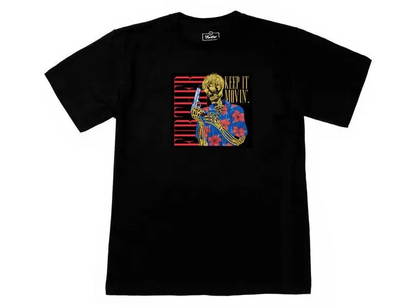 Further Brand "Leo Skeleton" T-Shirt - Black