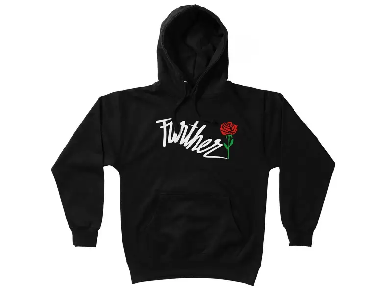 Further Brand "Shock Rose" Hooded Pullover