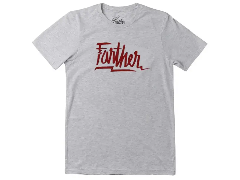 Further Brand "Shock" T-Shirt - Heather Grey