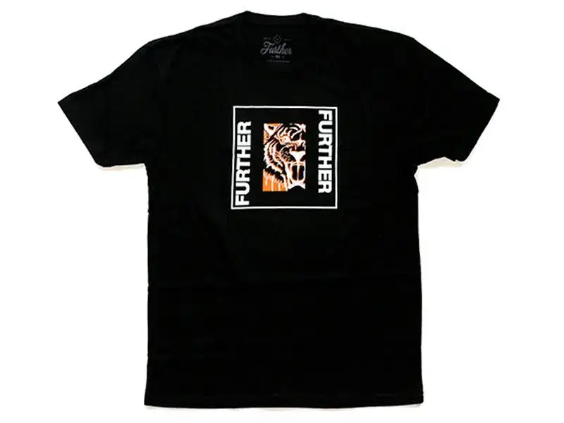 Further Brand "Tiger" T-Shirt - Black