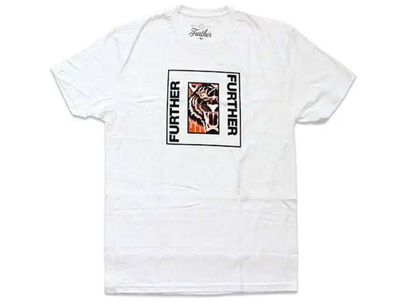 Further Brand "Tiger" T-Shirt - White
