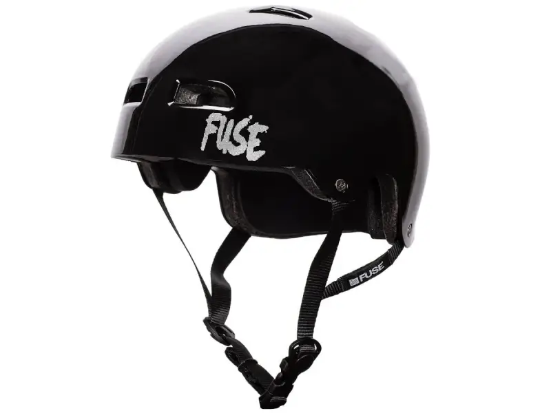 FUSE "Alpha" BMX Helmet - Glossy Black