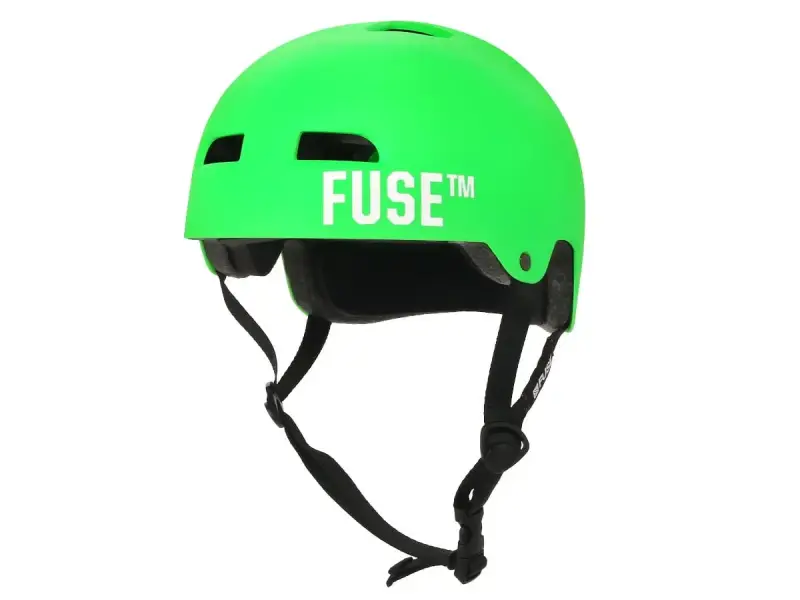 FUSE "Alpha" BMX Helm - Matt Neon Green