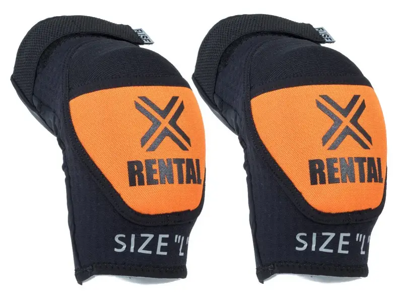 FUSE "Alpha Rental" Elbow Pads - Black/Orange