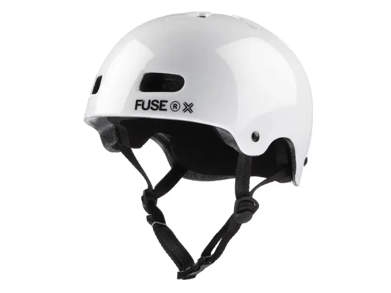 FUSE "Delta" BMX Helmet - Glossy White