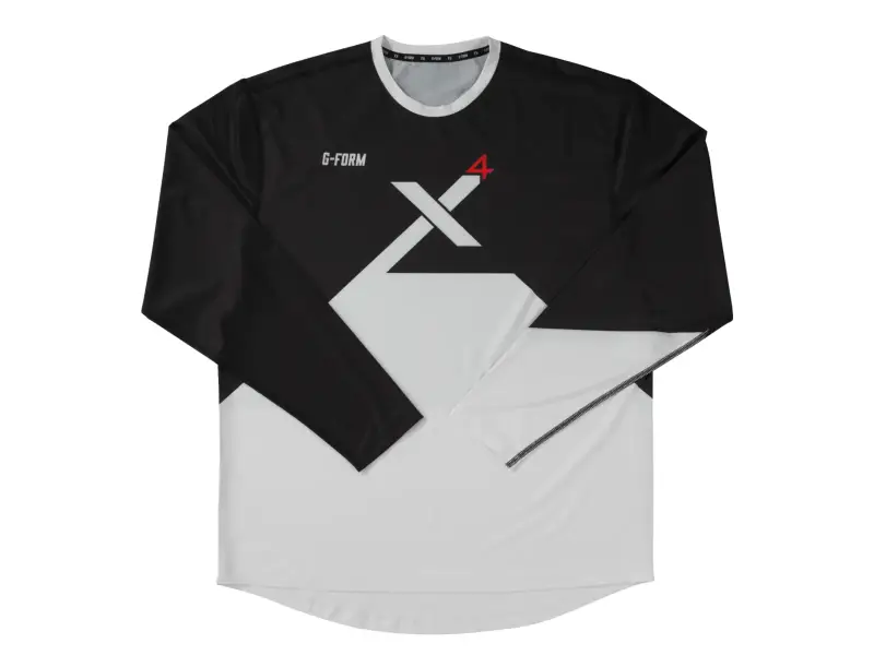 G-Form "Pro-X4 Long Sleeve" Jersey - Black/White