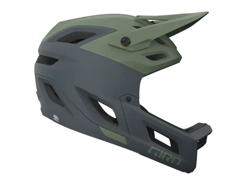 Giro "Coalition Spherical" Fullface Helm - Matte Hedge Green/Dark Shark