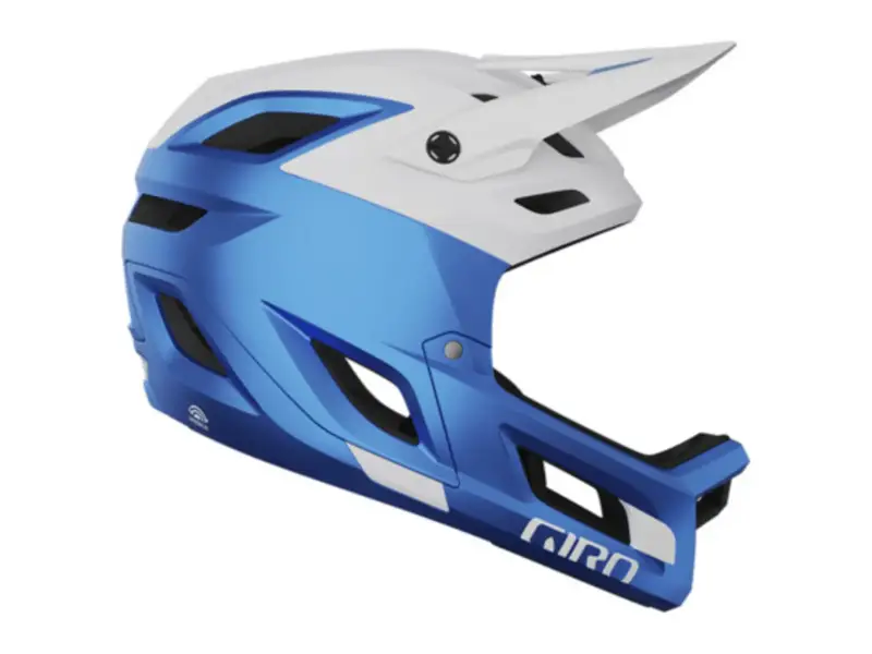Giro "Coalition Spherical" Fullface Helm - Matte White/Ano Blue