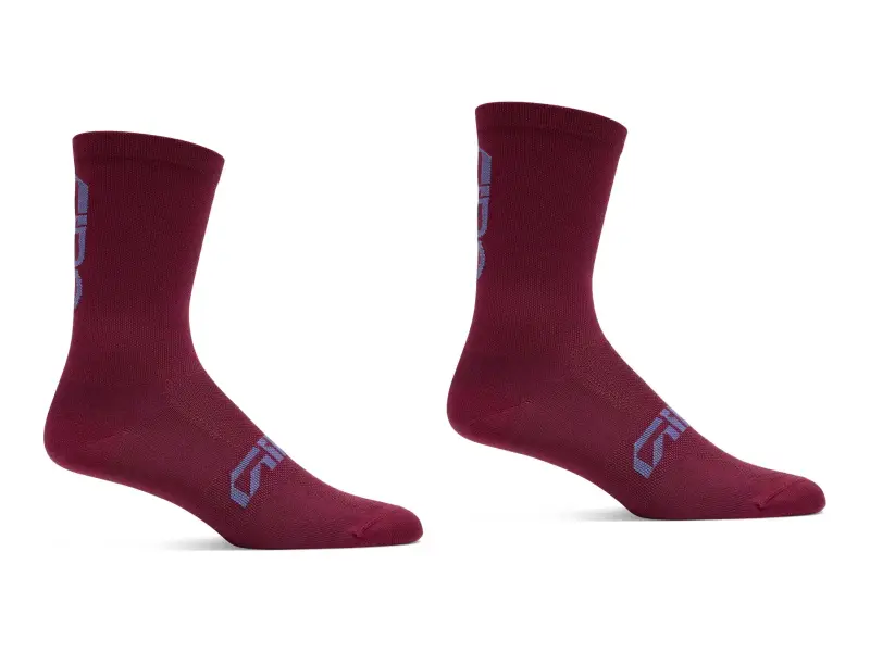 Giro "Comp Racer High Rise" Socks - Dark Maroon