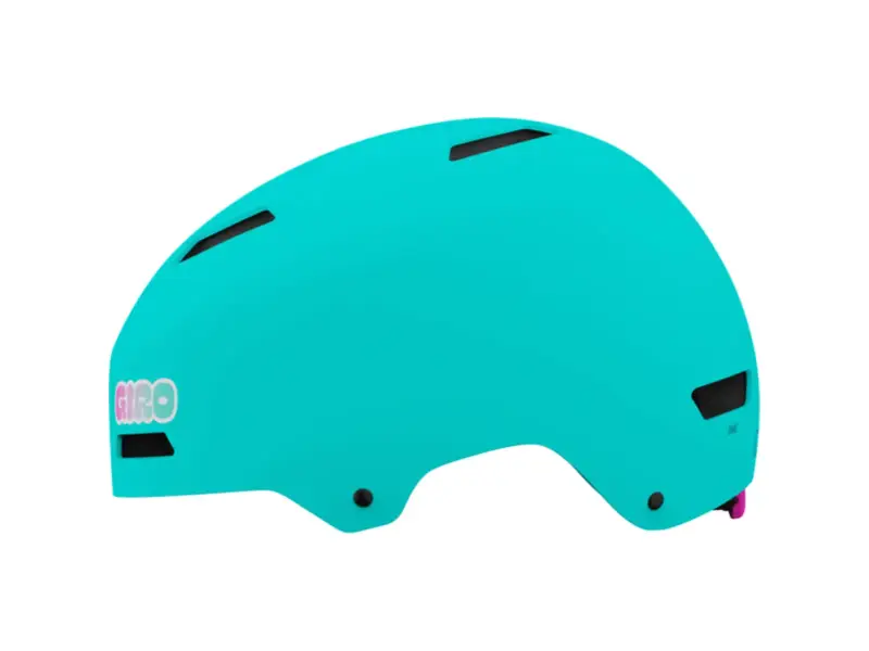 Giro "Dime FS" BMX Helmet - Matte Screaming Teal (Kids)