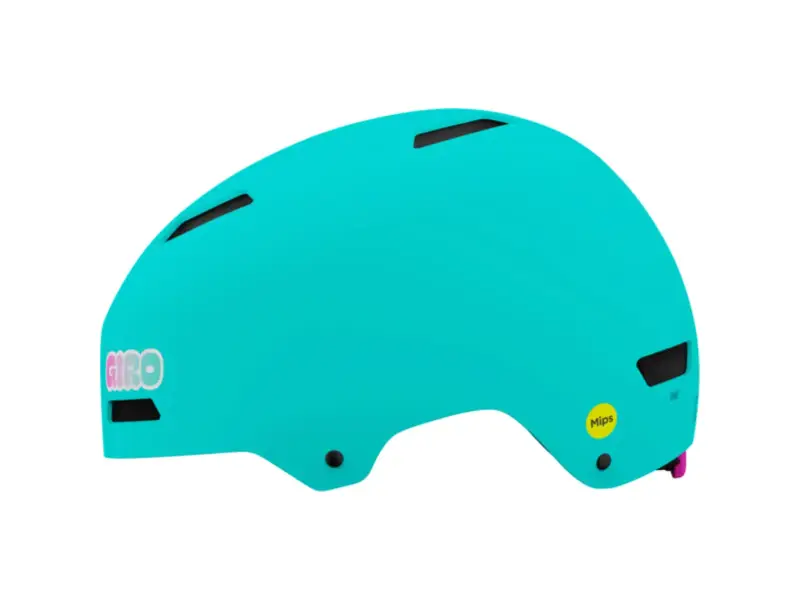 Giro "Dime FS Mips" BMX Helmet - Matte Screaming Teal (Kids)