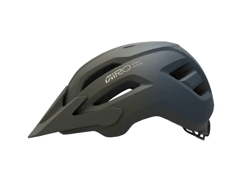 Giro "Fixture II Y" MTB Helm - Matte Dark Sage/Sapphire (Kids)