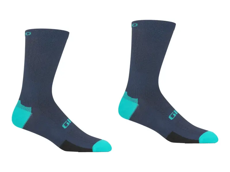 Giro "HRC Team" Socks - Phantom Blue/Screaming Teal