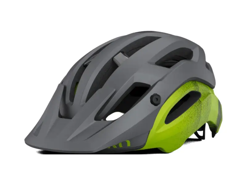 Giro "Manifest Spherical" MTB Helm - Matte Metallic Black/Ano Lime