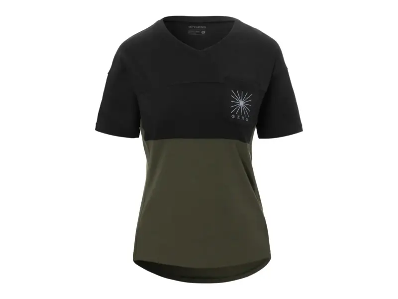 Giro "Ride Women" Jersey - Black/Trail Green