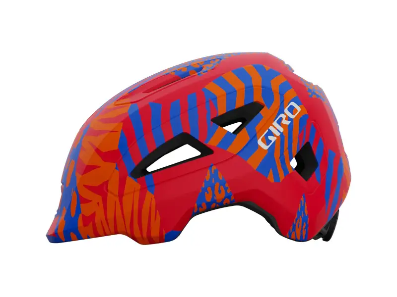 Giro "Scamp II" MTB Helmet - Matte Red Animal (Kids)