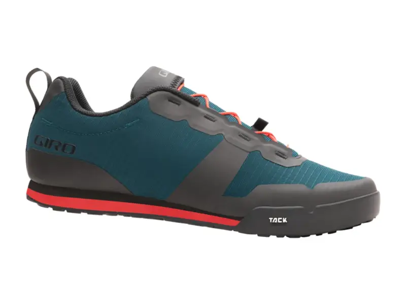 Giro "Tracker Fastlace" MTB Shoes - Harbor Blue/Bright Red