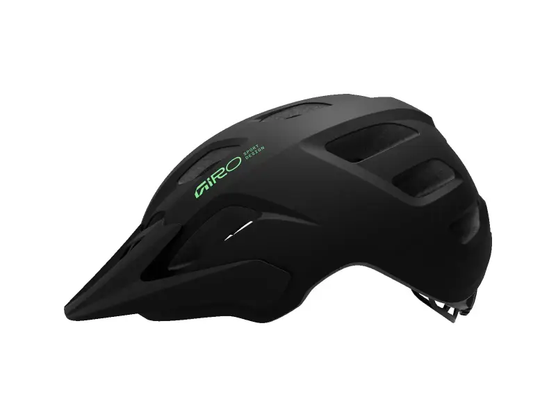 Giro "Tremor Child" MTB Helmet - Matte Black/Green (Kids)