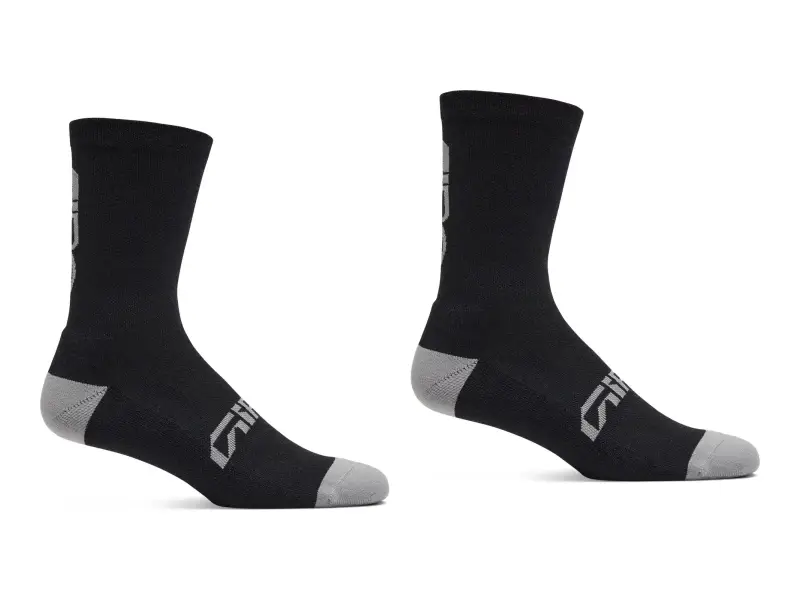 Giro "Winter Merino Wool" Socks - Black/Grey