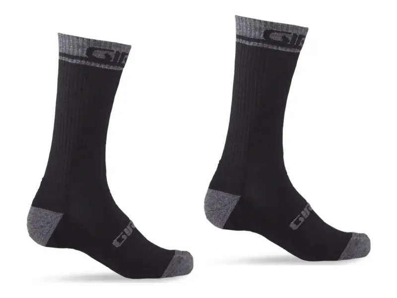 Giro "Winter Merino Wool" Socks - Black/Dark Shadow