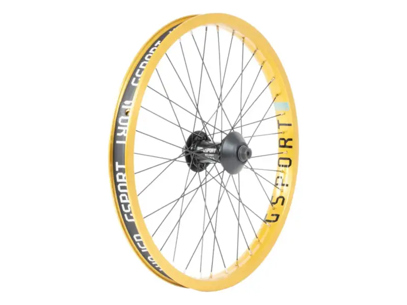G-Sport BMX "Elite V2" Front Wheel - Anodized Gold