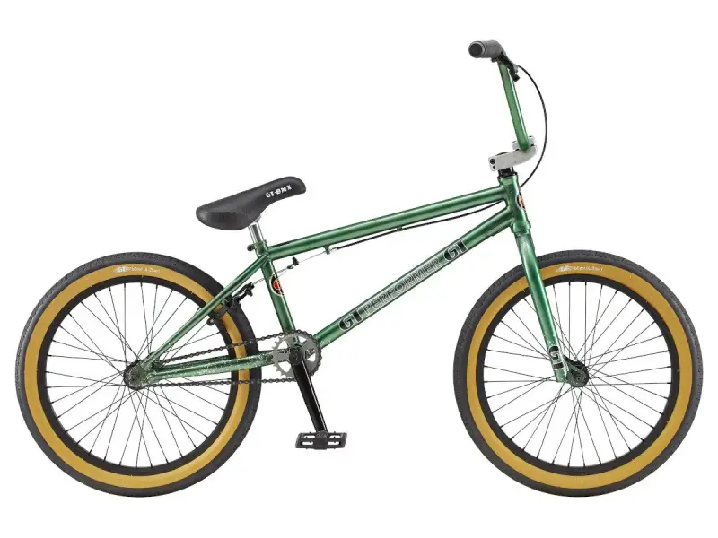 GT Bikes "Performer" 2020 BMX Bike - Glossy Translucent Green/Black