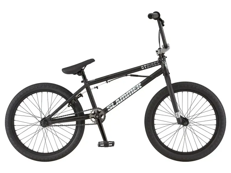 GT Bikes "Slammer" 2020 BMX Bike - Satin Black/Silver