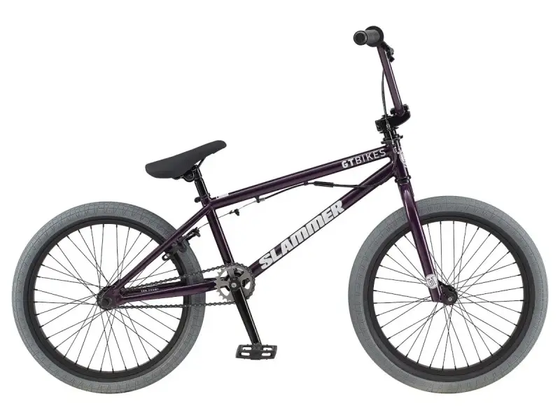 GT Bikes "Slammer" 2020 BMX Bike - Satin Trans Purple/Grey