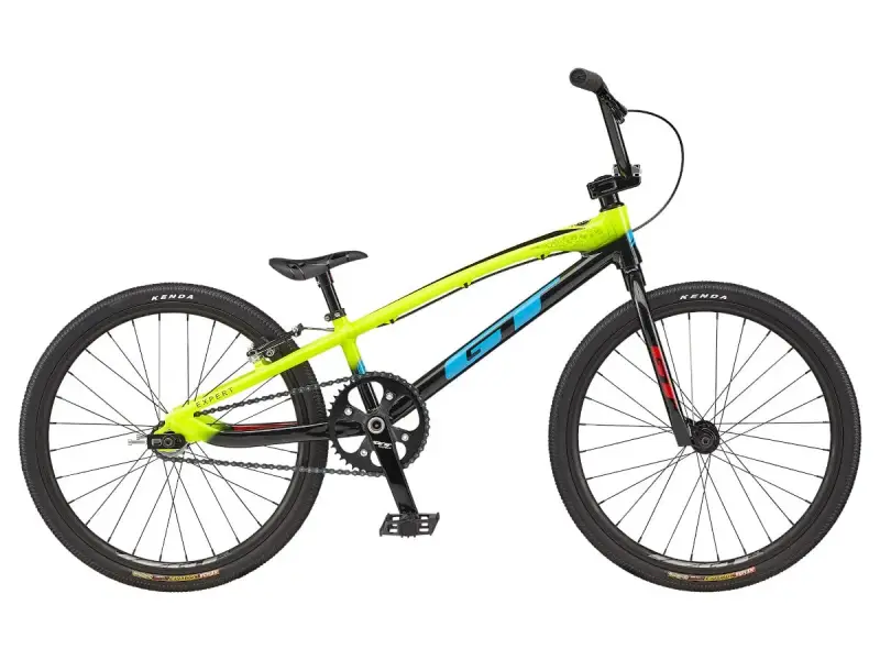 GT Bikes "Speed Series Expert" 2021 BMX Race Bike - Glossy Neon Yellow/Black Fade