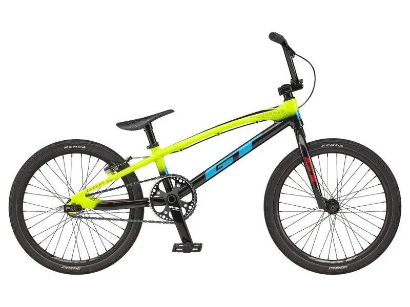 GT Bikes "Speed Series Expert XL" 2021 BMX Race Rad - Glossy Neon Yellow/Black Fade