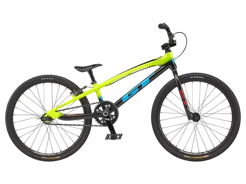 GT Bikes "Speed Series Junior" 2021 BMX Race Bike - Glossy Neon Yellow/Black Fade