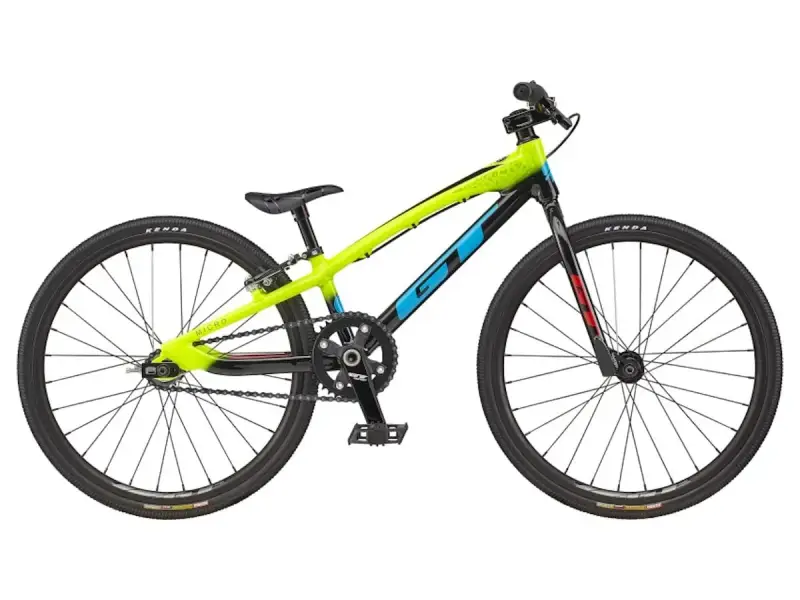 GT Bikes "Speed Series Micro" 2021 BMX Race Rad - Glossy Neon Yellow/Black Fade