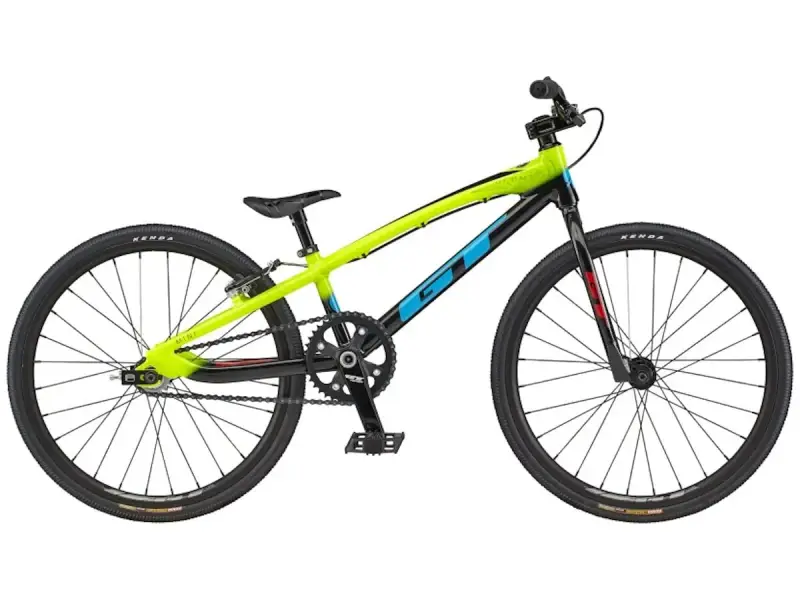 GT Bikes "Speed Series Mini" 2021 BMX Race Rad - Glossy Neon Yellow/Black Fade