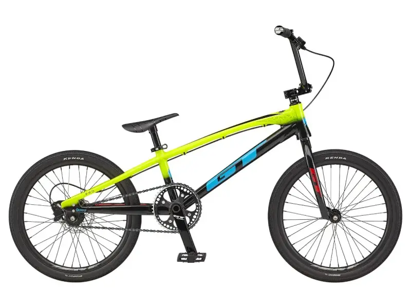 GT Bikes "Speed Series Pro" 2021 BMX Race Bike - Glossy Neon Yellow/Black Fade