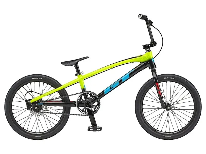 GT Bikes "Speed Series Pro XL" 2021 BMX Race Rad - Glossy Neon Yellow/Black Fade