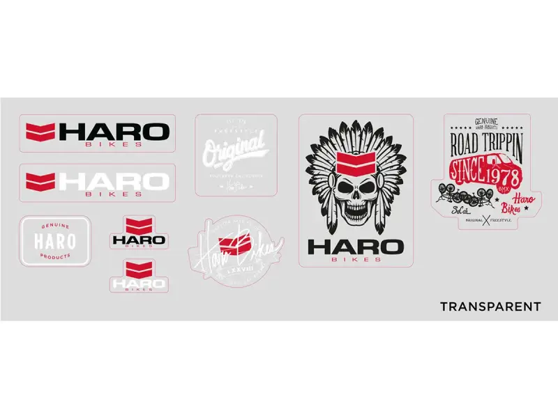 Haro Bikes "2017" Stickerset