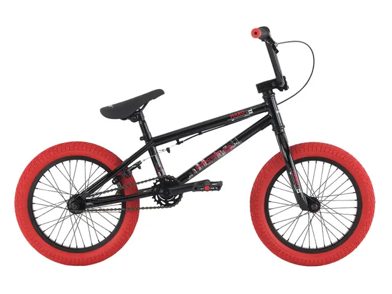 Haro Bikes "Downtown 16" 2016 BMX Bike - 16 Inch / Gloss Black