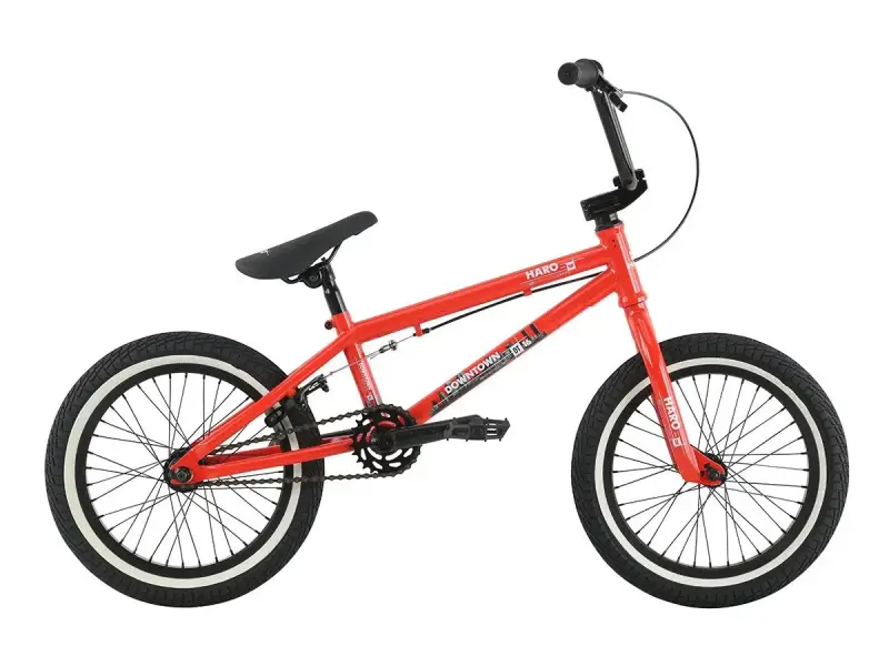 Haro Bikes "Downtown 16" 2017 BMX Bike - 16 Inch - Gloss Red