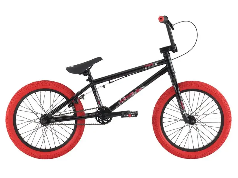 Haro Bikes "Downtown 18" 2016 BMX Bike - 18 Inch / Gloss Black