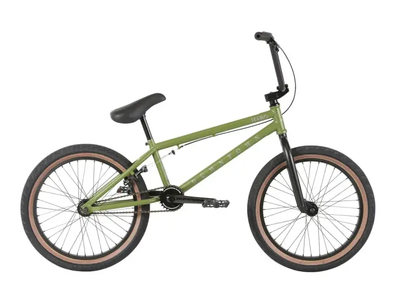 Haro Bikes "Downtown 18" 2021 BMX Bike - 18 Inch - Matte Army Green