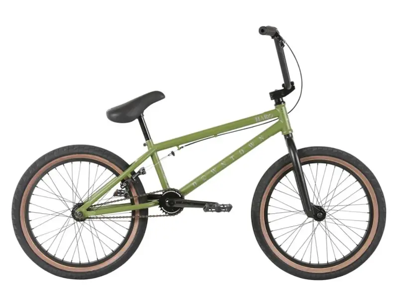 Haro Bikes "Downtown" 2021 BMX Bike - Matte Army Green