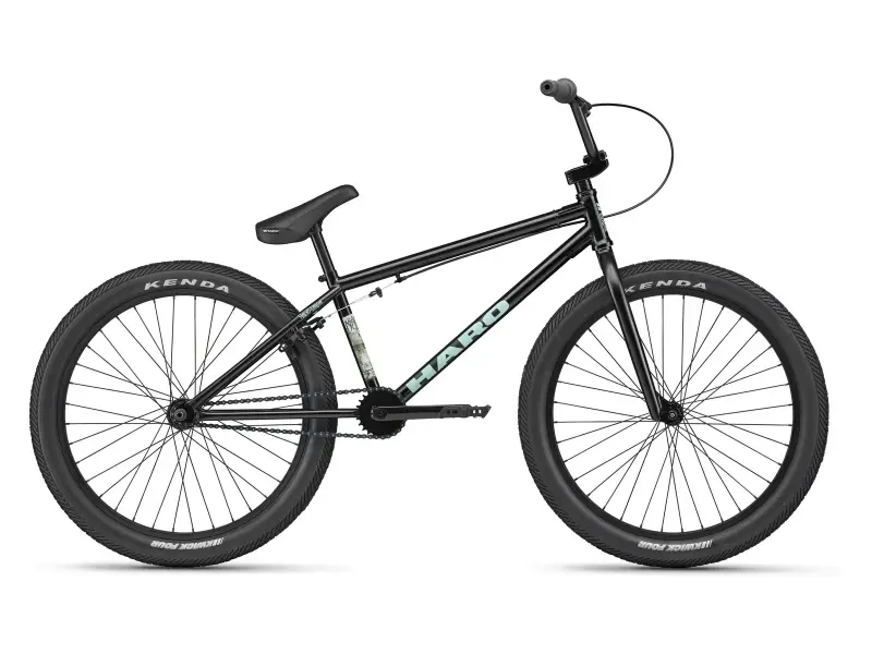 Haro Bikes "Downtown 24" 2025 BMX Cruiser Rad - Semi Gloss Black