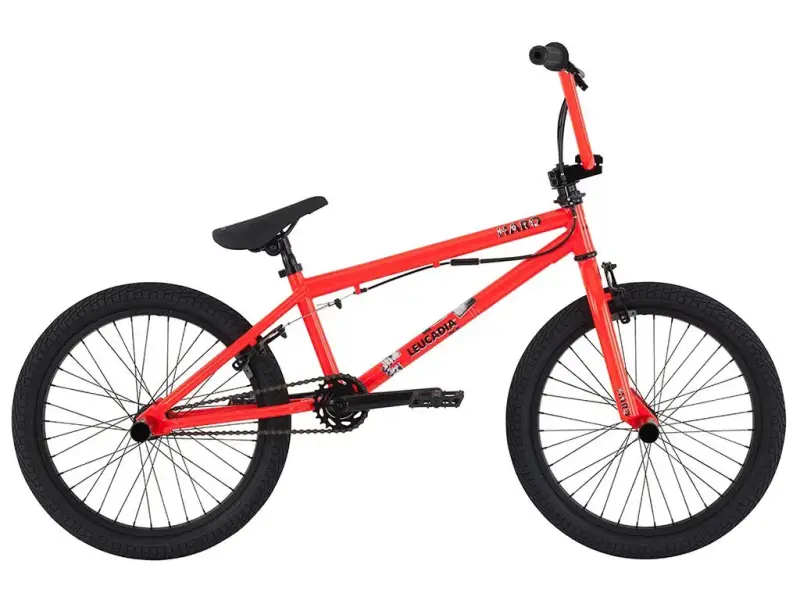Haro Bikes "Leucadia DLX" 2016 BMX Rad - Gloss Neon Red