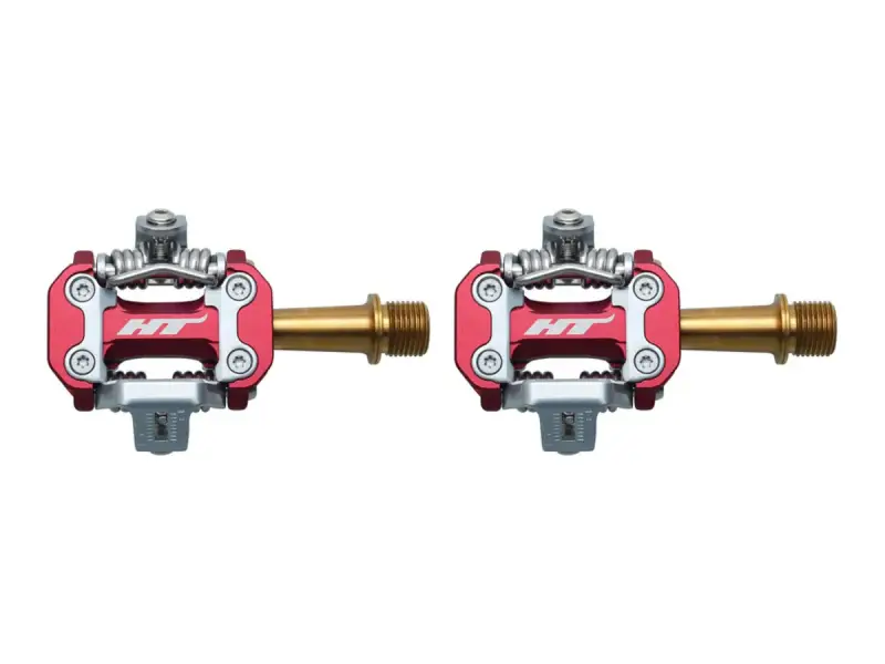 HT Components "M2 Klick" MTB Pedale - Titan