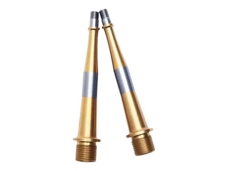 HT Components "T2 / T2-SX" Pedal Spindle Set - Titanium