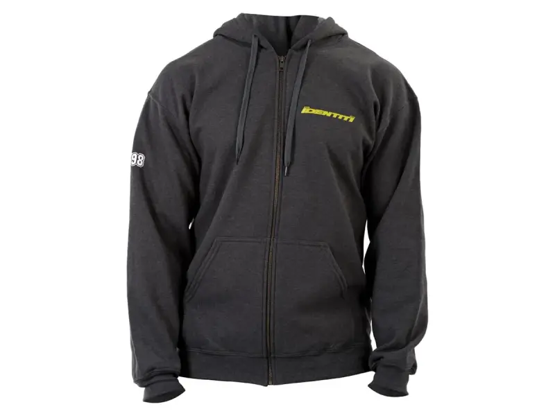 Identiti "Zip Up Logo" Hooded Zipper - Grey