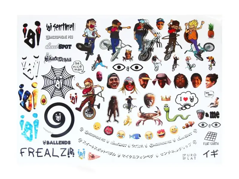 igi BMX "Zombigi" Stickerset